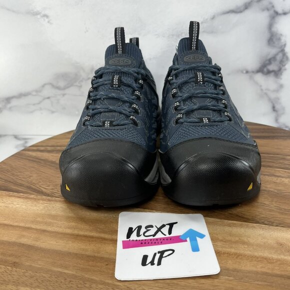 Keen Womens Utility Flint II Navy Safety Steel Toe Work Shoe 7.5 WIDE-NO INSOLES - Picture 2 of 10